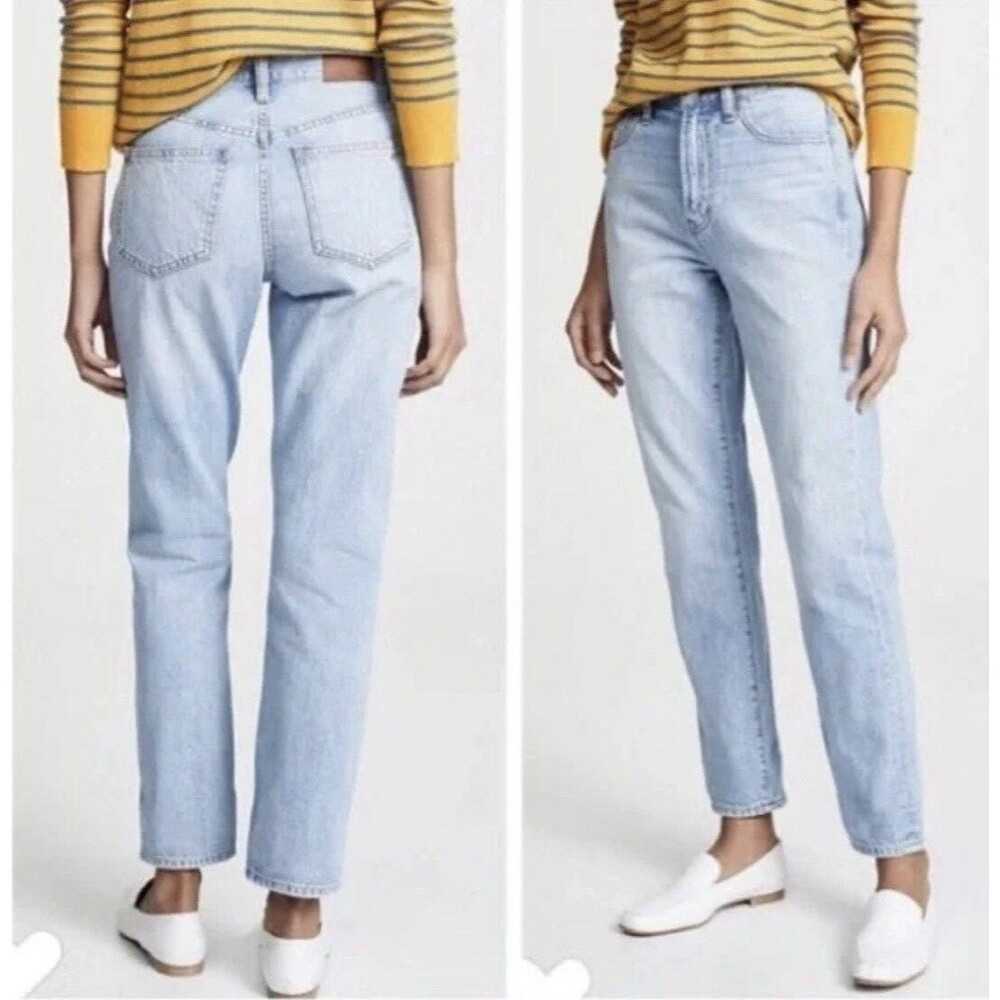 Madewell The Perfect Vintage Summer Jeans Fitzgerald Light Wash High Rise Sz 32 - Picture 2 of 14